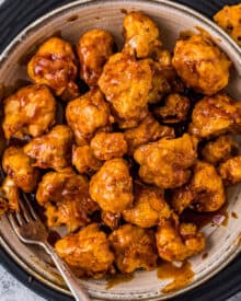 Honey Chipotle Air Fryer Cauliflower Bites