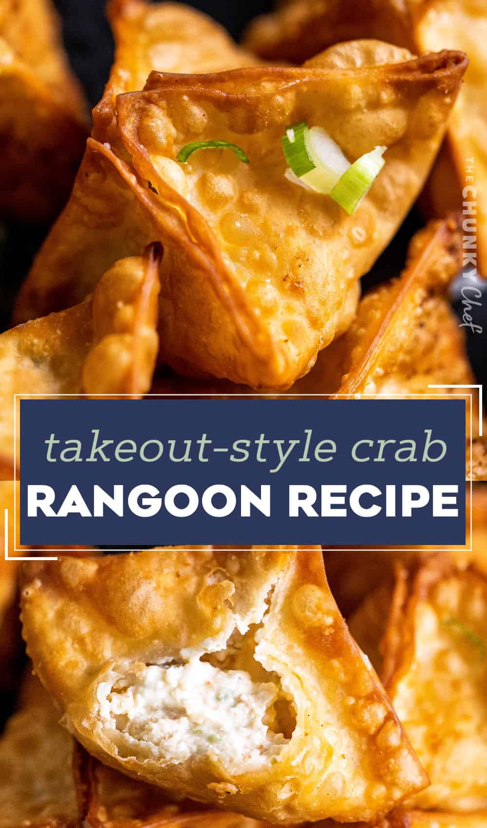 Crab Rangoon Recipe (crab + cream cheese wontons) - The Chunky Chef