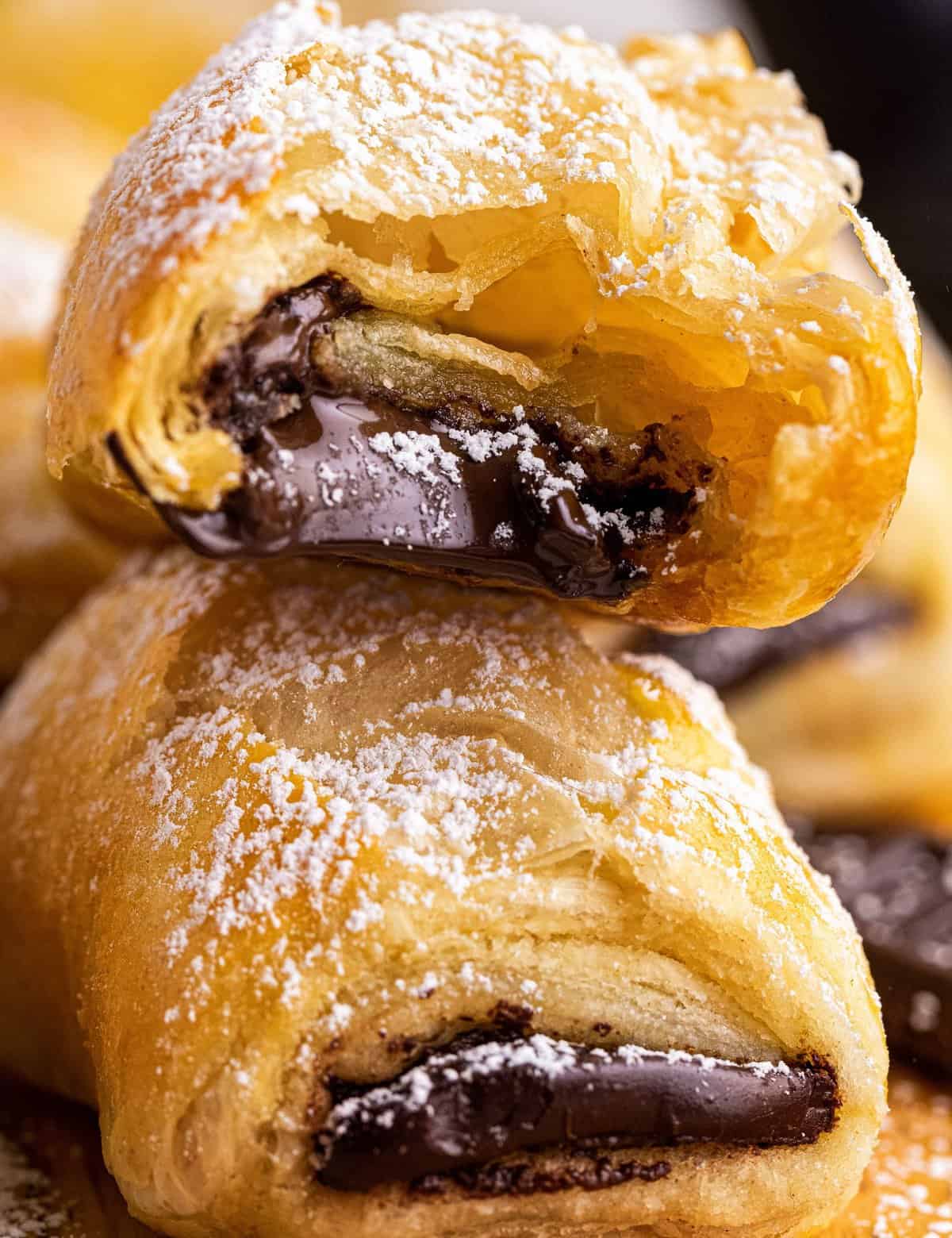 Shortcut Chocolate Croissants Pain Au Chocolat The Chunky Chef