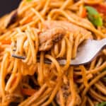 Chicken Lo Mein (easy to prep ahead) - The Chunky Chef