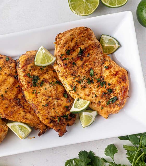 Easy Grilled Tequila Lime Chicken - The Chunky Chef