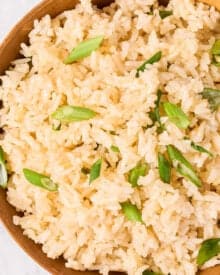 Instant Pot Garlic Ginger Rice