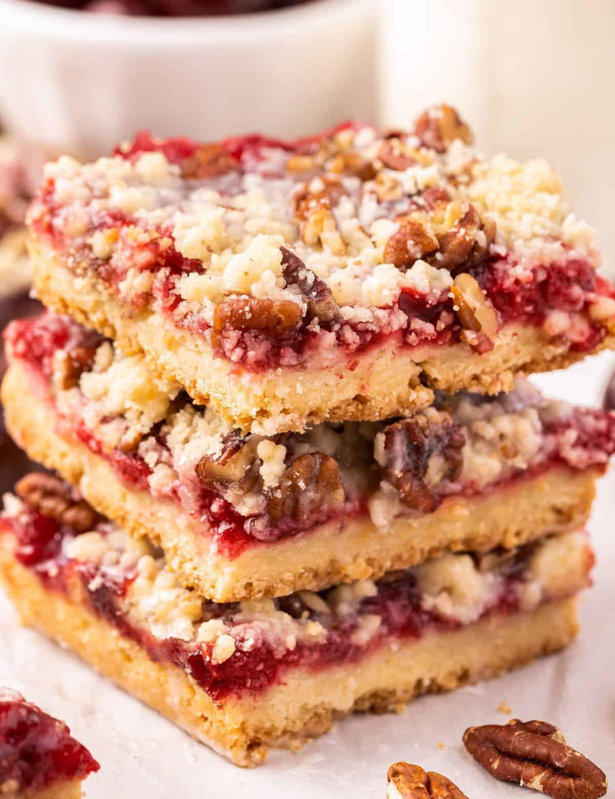 Easy Cherry Pie Bars - The Chunky Chef