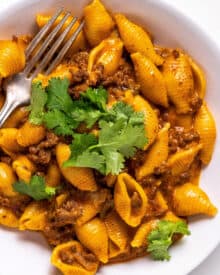 Instant Pot Cheesy Taco Pasta