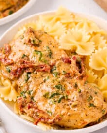 One Pan Creamy Tuscan Chicken