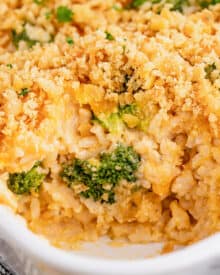 Cheesy Broccoli Rice Casserole