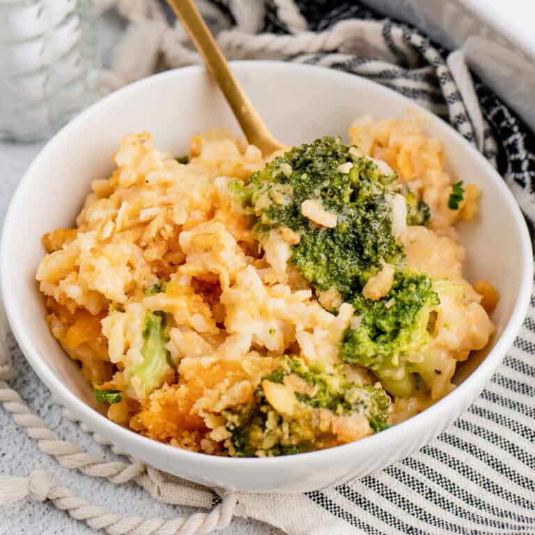 Garlic Parmesan Rice Pilaf - The Chunky Chef