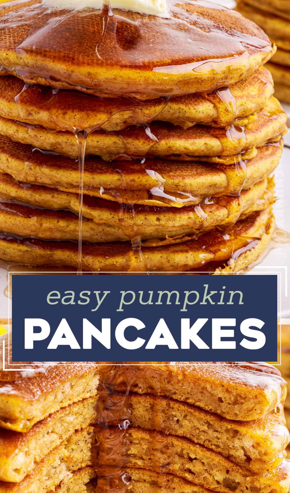 Classic Pumpkin Pancakes - The Chunky Chef