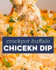 Buffalo Chicken Dip (Crockpot Recipe) - The Chunky Chef