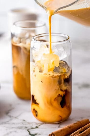 Iced Pumpkin Spice Latte - The Chunky Chef