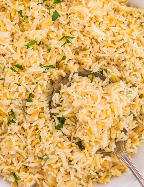 Classic Rice Pilaf - The Chunky Chef