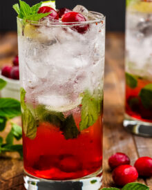 Holiday Cranberry Mojito Recipe