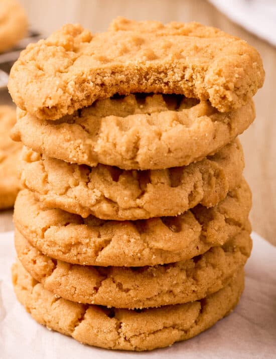 Peanut Butter Cookies (classic recipe) - The Chunky Chef
