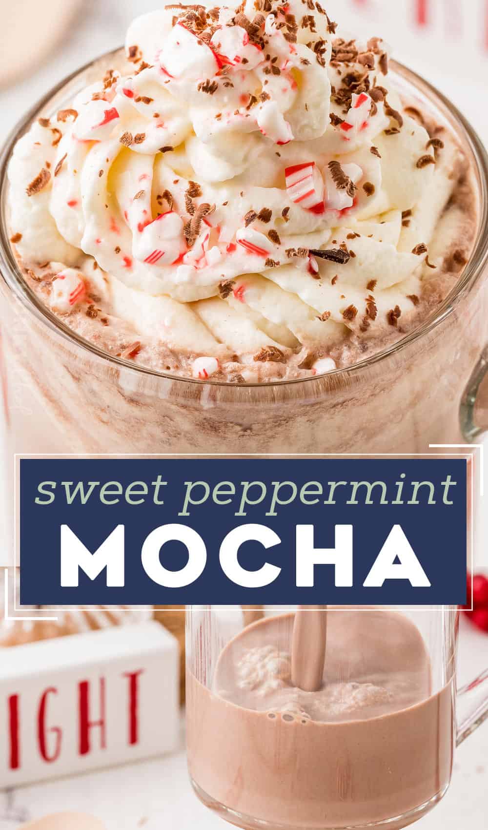 Homemade Peppermint Mocha - The Chunky Chef