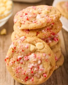 White Chocolate Peppermint Cookies