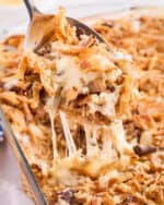 Beefy French Onion Baked Rice Casserole - The Chunky Chef