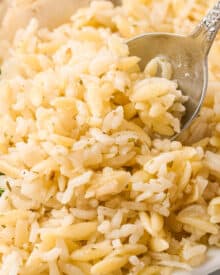 Garlic Parmesan Rice Pilaf