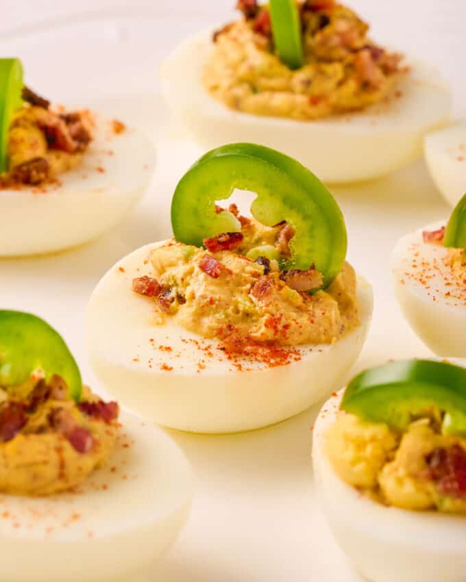 The Best Deviled Eggs Recipe with Bacon - Chef Billy Parisi