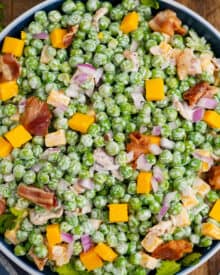 Bacon and Onion Pea Salad