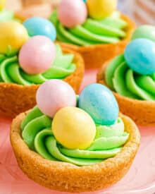 Easter Basket Sugar Cookie Cups