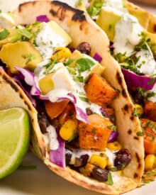 Sweet Potato and Black Bean Tacos