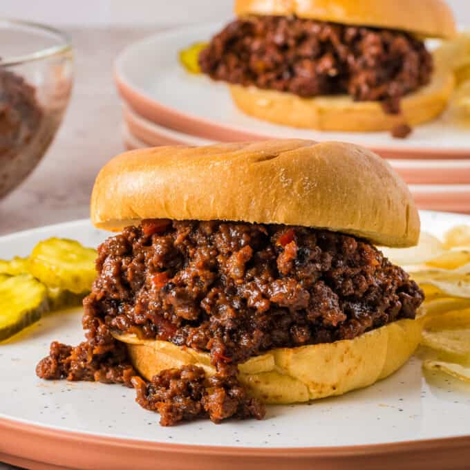 The BEST Homemade Sloppy Joes - The Chunky Chef