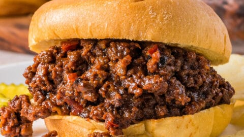 Crockpot Camping Sloppy Joes