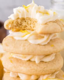 Frosted Lemon Sugar Cookies