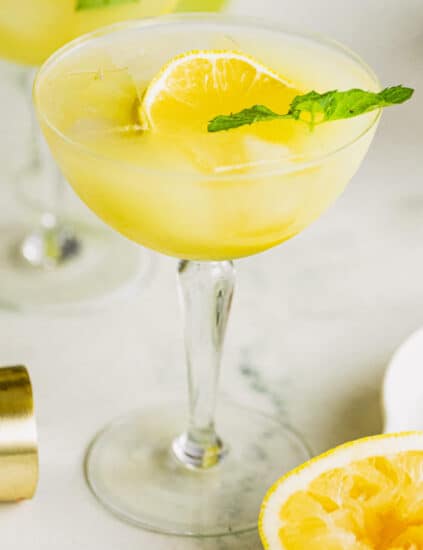 Tangy Limoncello Cocktail Recipe - The Chunky Chef