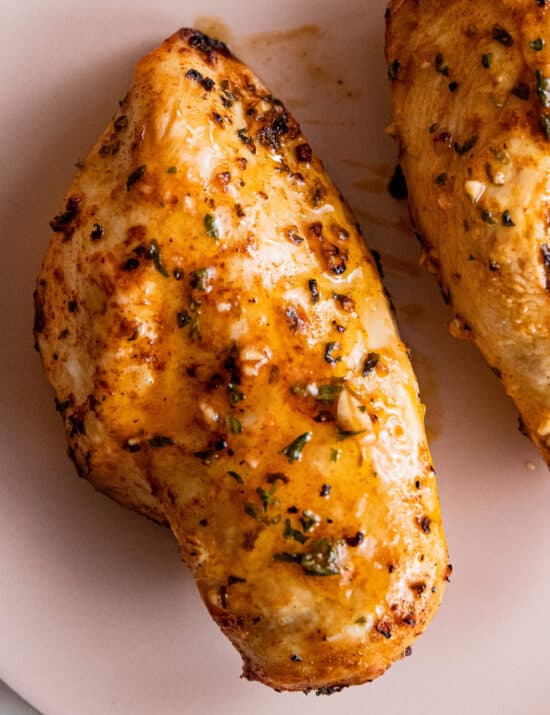 Air Fryer Lemon Garlic Chicken - The Chunky Chef