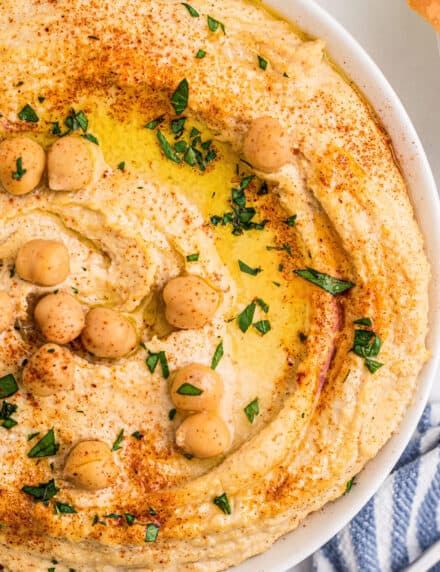 Classic Homemade Hummus - The Chunky Chef