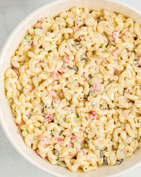 Classic Macaroni Salad - The Chunky Chef