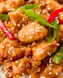 Garlic Black Pepper Chicken Stir Fry - The Chunky Chef