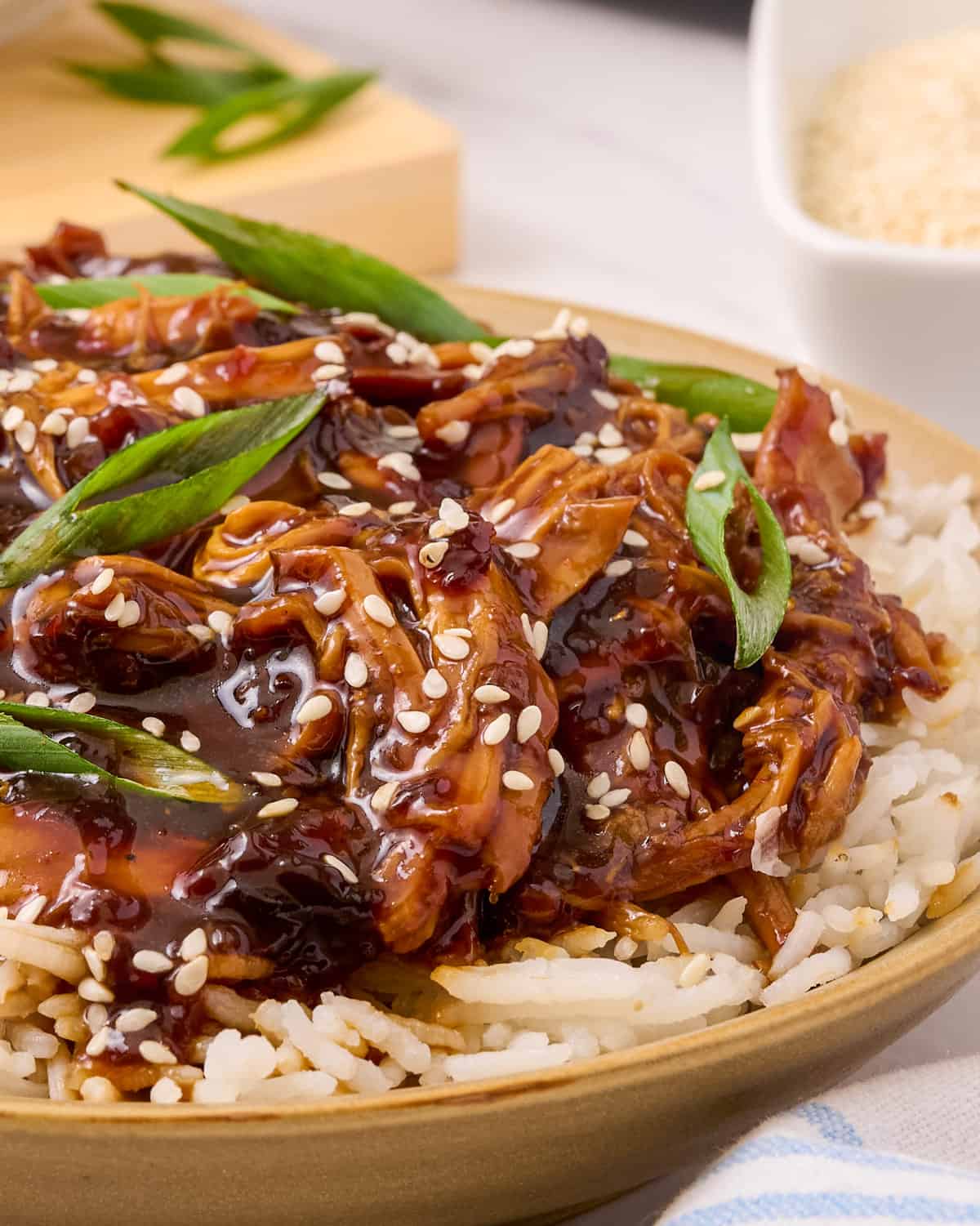 Slow Cooker Teriyaki Chicken - The Chunky Chef