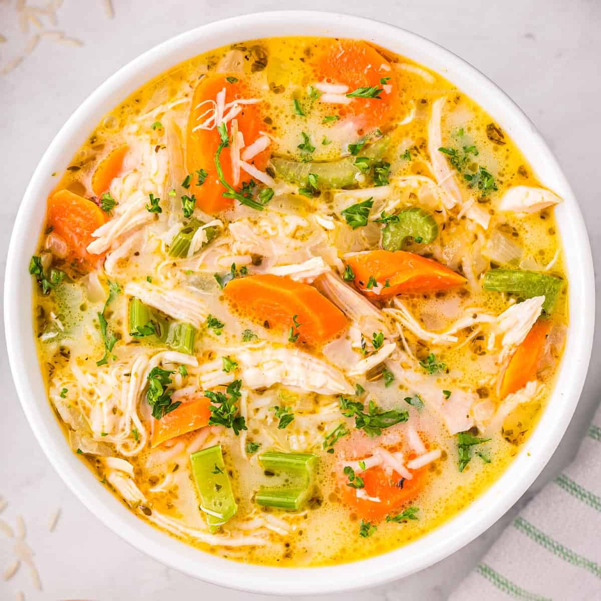 Turkey Rice Soup - Delicious Meets Healthy