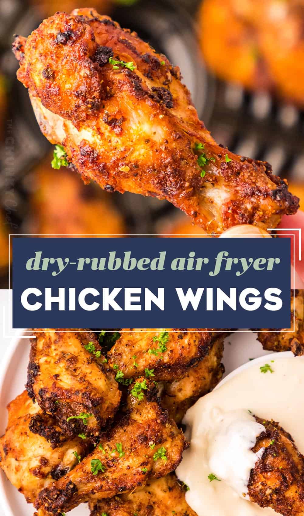 Crispy Air Fryer Chicken Wings - The Chunky Chef