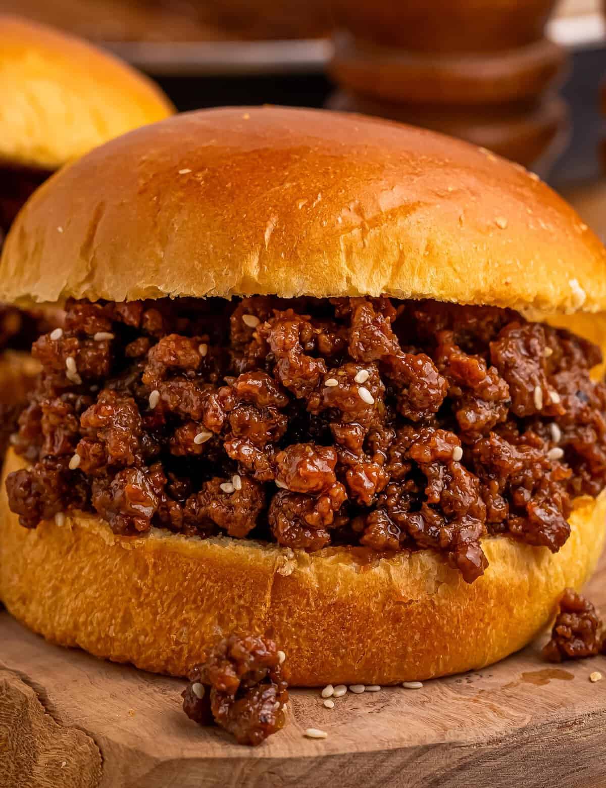 Asian-Style Sloppy Joes - The Chunky Chef