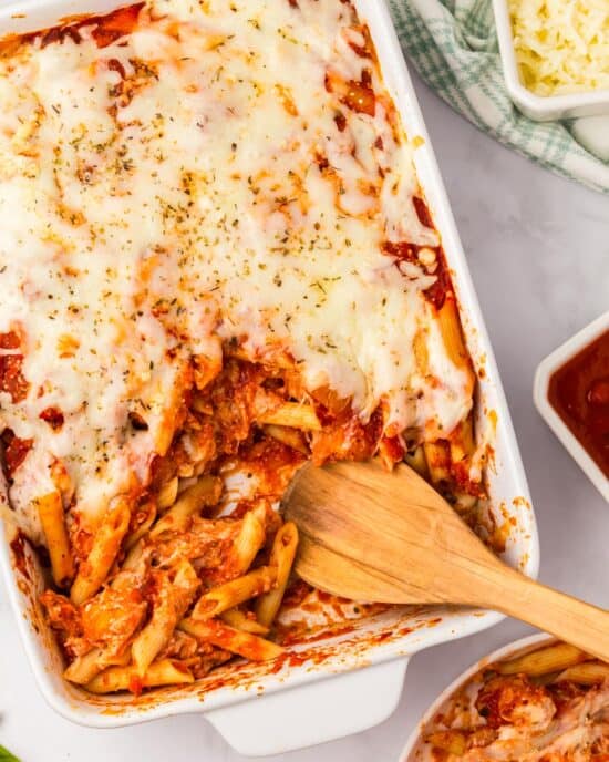 Chicken Parmesan Casserole - The Chunky Chef