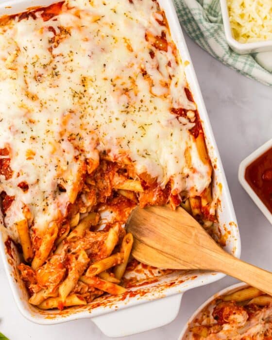 Chicken Parmesan Casserole - The Chunky Chef