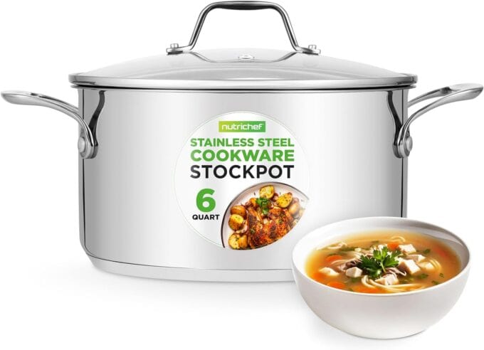 small stainless stockpot